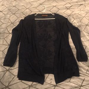 Navy sweater with floral design Belldini